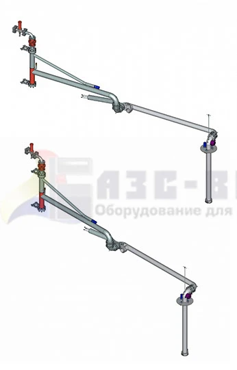 Стояк налива УВСН-100 с автоматизацией